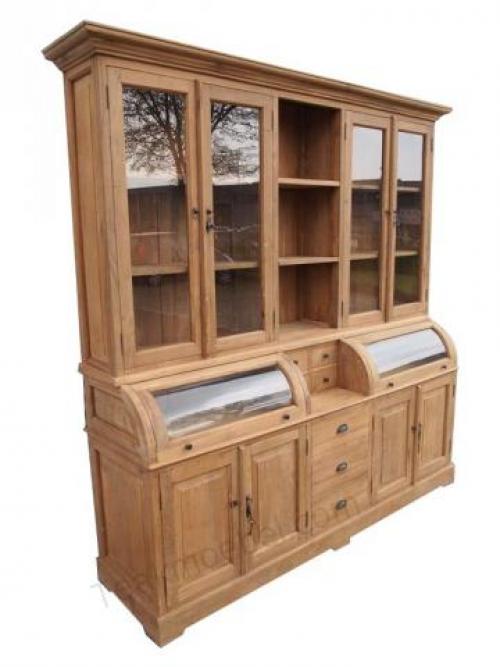 Teakholz Vitrinenschrank