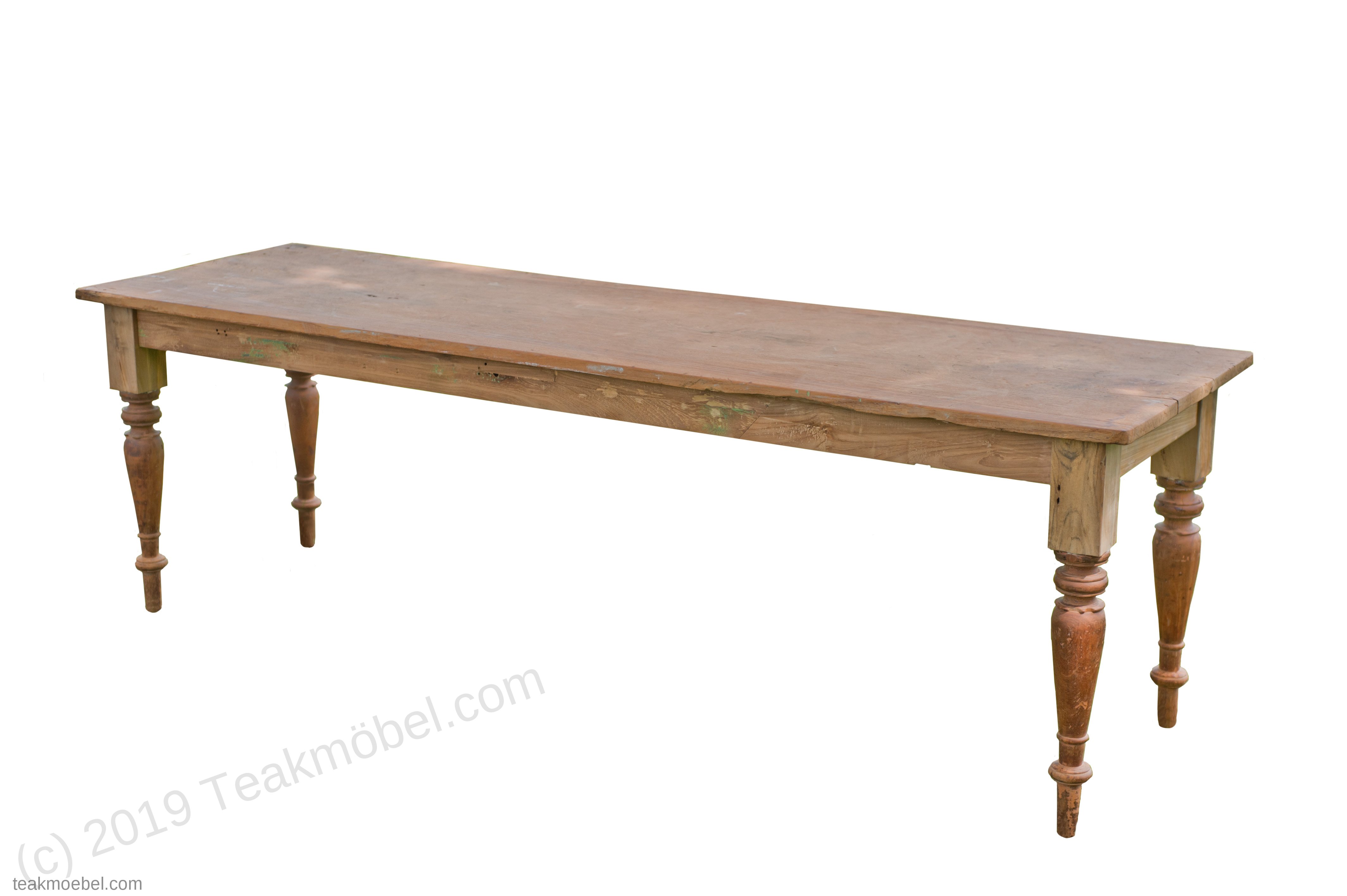 Teak Tisch Antik + 8 Stühle Teak Tisch Antik + 8 Stühle