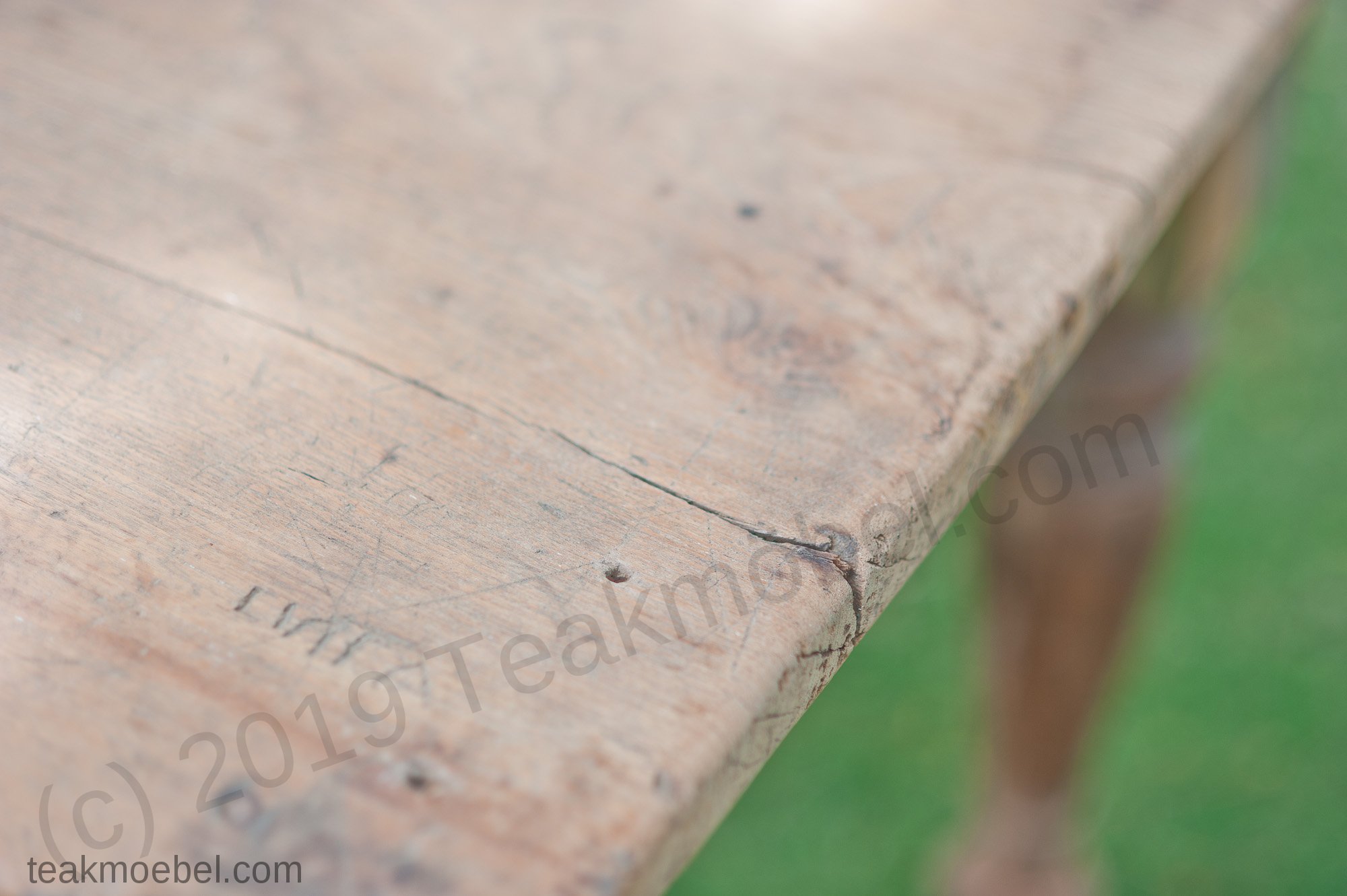 Teak Tisch Antik + 8 Stühle Teak Tisch Antik + 8 Stühle