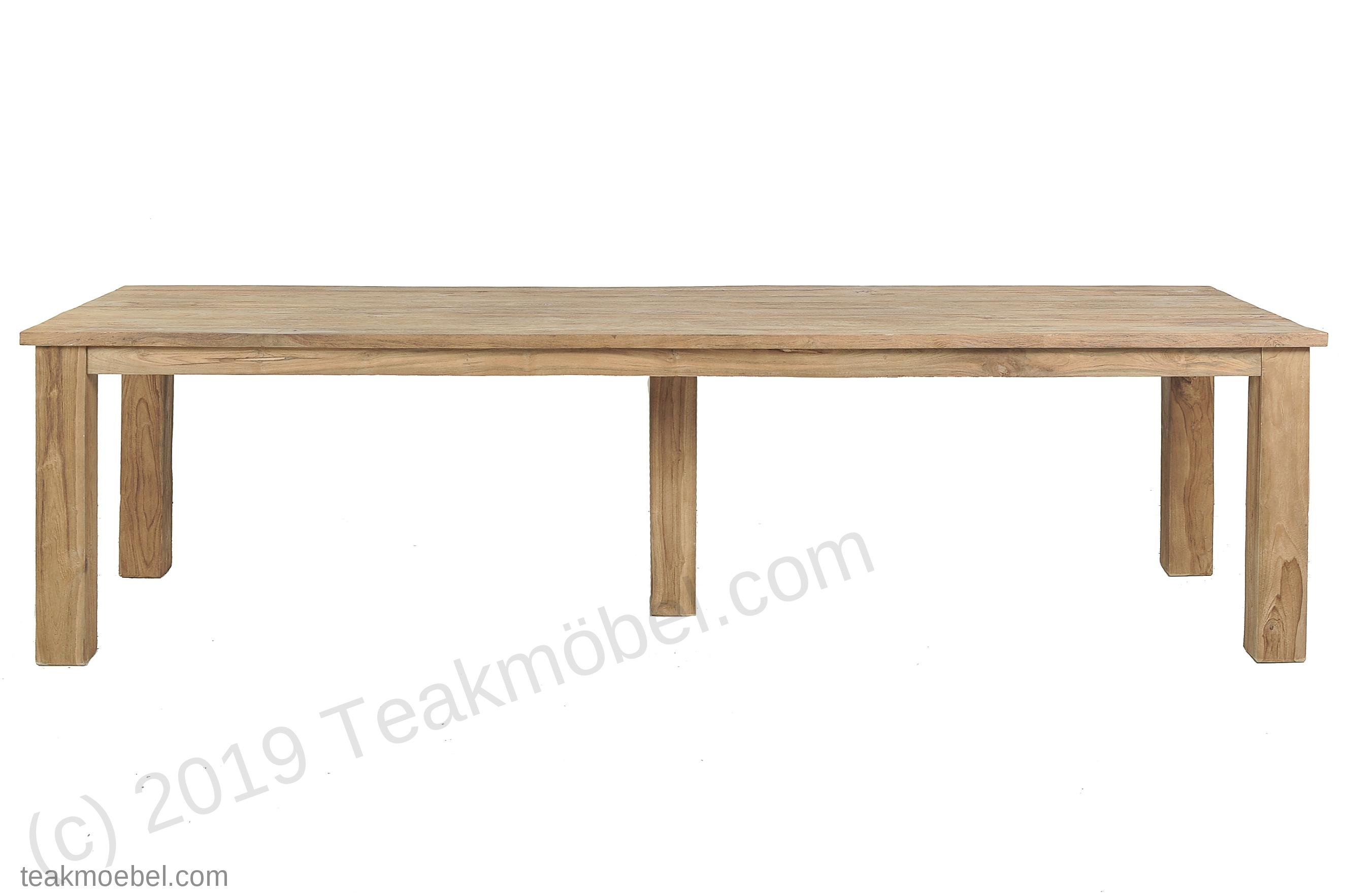 Teak Tisch gebürstet 300 x 100 Teak Tisch gebürstet 300 x 100